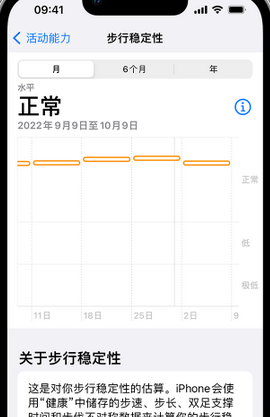 海晏iPhone手机维修如何在iPhone开启'步行稳定性通知'