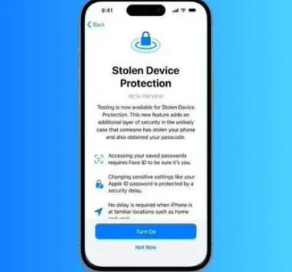 海晏苹果授权维修店分享被盗设备保护功能开启方法 