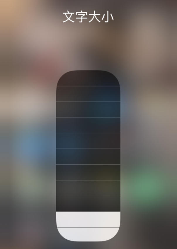 海晏苹果手机维修分享小技巧：在 iPhone 控制中心快速调节字体大小 