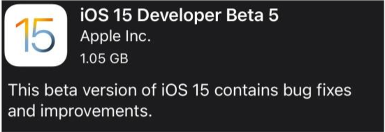 海晏苹果手机维修分享如何升级到iOS15.0 beta5 