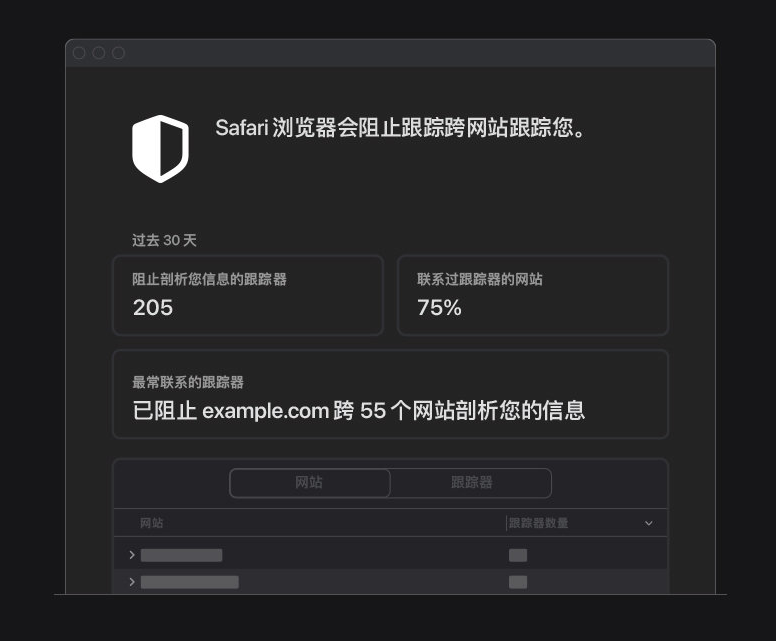 海晏苹果手机维修分享如何在 Safari 浏览器中查看和打开隐私报告 