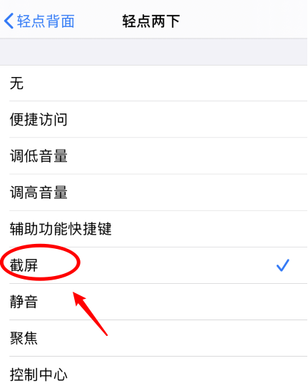 海晏苹果手机维修分享iPhone12如何启用双击截屏 